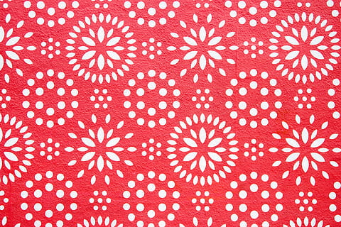 grafico, parete, rosso, modello, fotogramma intero, sfondi, tessile, arte e artigianato, nessuno, creatività, design, mestiere, in casa, avvicinamento, motivo floreale, strutturato, ripetizione, decorazione, straccio, prodotto artigianale, Materiale, ricamo, ornato, 5K, CC0, dominio pubblico, privo di copyright