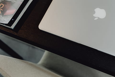 stylish, workspace, macbook computer, home, studio, tech, computer, macbook, technology, desk, laptop, working, no people, indoors, close-up, window, vehicle interior, architecture, day, high angle view, connection, transportation, wireless technology, nature, built structure, transparent, table, mode of transportation, focus on foreground, 5K