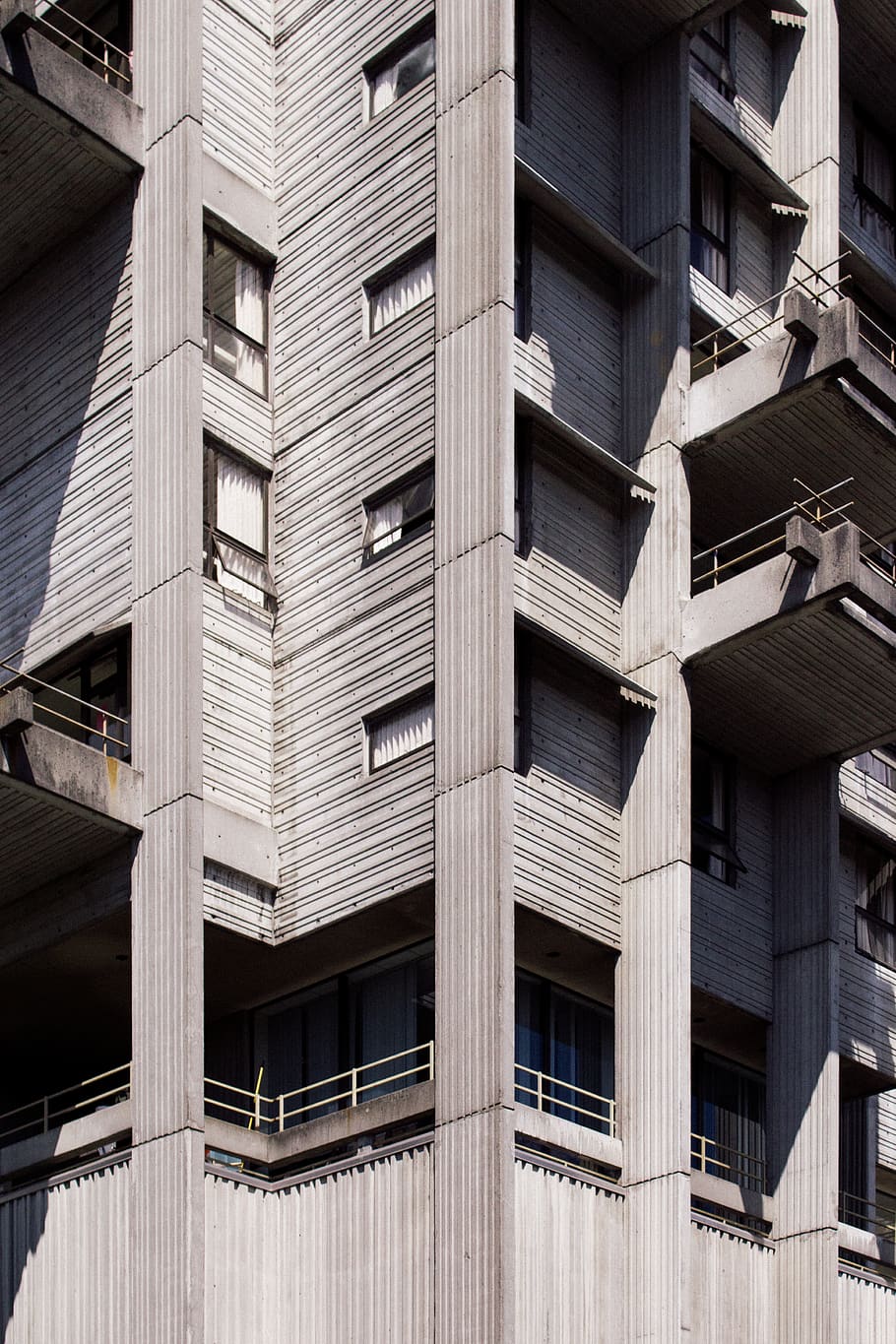edifici pintat de gris, edifici, Seattle, arquitectura, Estats Units, finestra, habitatge, ombra, gris, repunta, metall, ciutat, carreró, carrer, carretera, urbà, de gran alçada, gratacels, ombra de la finestra, estructura construïda, exterior de l'edifici, cap gent, marc complet, vista d’angle baix, fons, dia, patró, a l'aire lliure, barri residencial, barana, repetició, modern, el passat, vida de ciutat, en fila, palau de justícia, apartament, 4K
