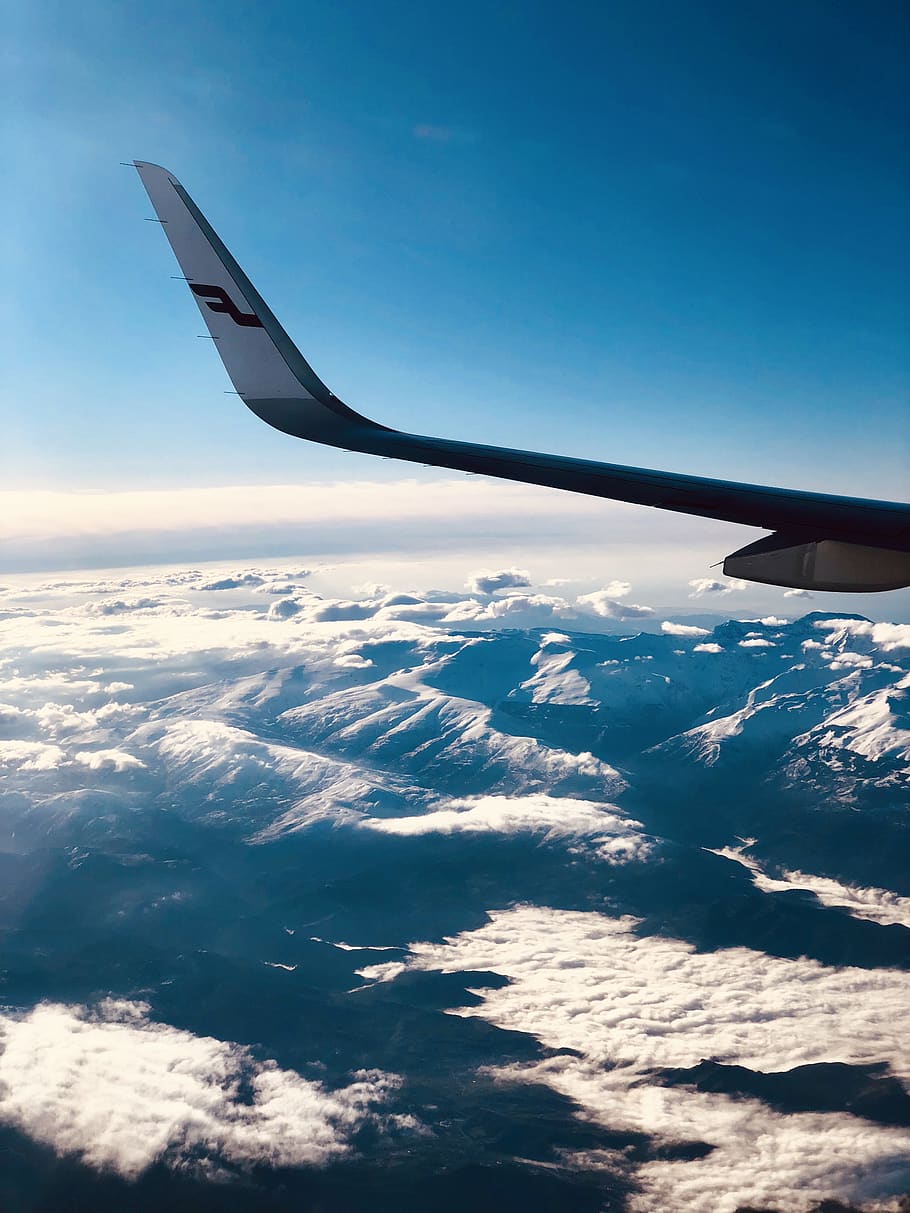 passagerflyvinger, fly, luftfartøj, flyvende, transportform, flyvinger, himmel, transportmidler, sky - himmel, Midt i luften, rejse, natur, luftfoto, blå, ingen mennesker, bevægelse, på farten, scenics - natur, skønhed i naturen, dag, udendørs, 4K