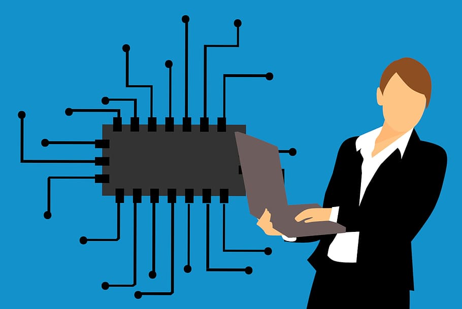 illustrazione, ingegnere progettista a microprocessore, ingegnere., tecnico, patata fritta, programmatore, , micro, processore, computer, donna, Tech, ingegnere, circuiteria, nucleo, automazione, circuito, scheda madre, tecnologia, digitale, tavola, elettronico, pc, elettrico, piatto, hardware, attività commerciale, diagramma, comunicazione, grafico, uomo d'affari, cartello, simbolo della freccia, adulto, una persona, uomini, Business aziendale, successo, silhouette, occupazione, blu, pianificazione, analizzando, marketing, 2K