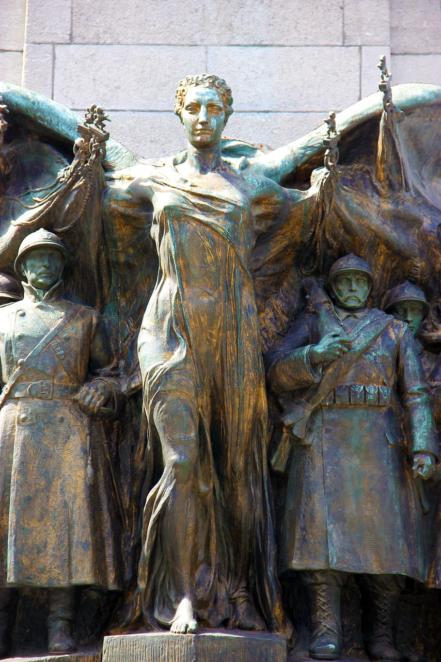 memorial, guerra, monument, estàtua, guerrer, medieval, militar, història, soldat, exèrcit, escultura, símbol, commemorar, honor, representació humana, representació, art i artesania, semblança masculina, arquitectura, creativitat, el passat, dia, estructura construïda, artesania, cap gent, religió, vell, a l'aire lliure, edifici, creença, àngel, ornamentat, 5K
