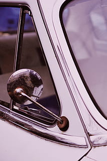weißes Auto, Kugel, Auto, Mode, Stil, Selten, Jahrgang, retro, Tapete, Hintergrund, UdSSR, Straße, alt, Spiegel, Autospiegel, Fahrzeug, Transport, Automobil, Geländer, Scheinwerfer, Kraftfahrzeug, keine Leute, Landfahrzeug, Nahansicht, Transportmittel, Metall, Küchenutensilien, Reflexion, Essgeschirr, Fokus auf den Vordergrund, Glas - Material, Stillleben, Retro-Stil, Löffel, drinnen, transparent, Tag, stehlen, lila, silberfarben, 4K, CC0, gemeinfrei, lizenzfrei