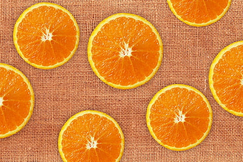 taronges, discs, fruita, arpillera, textura, patró, fons, color taronja, alimentació saludable, menjar i beguda, taronja - fruita, cítrics, menjar, taronja, frescor, secció transversal, benestar, tall, cap gent, tir de l'estudi, primer pla, a l'interior, sucós, orgànic, reduït a la meitat, directament a sobre, antioxidant, madur, sabor amarg, menjar vegetarià, 5K, CC0, domini públic, lliure de regalies