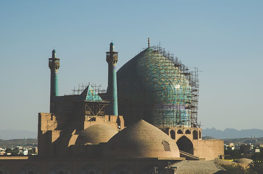 dome bygning, bygning, dome, arkitektur, moske, masjid shah, iran, Isfahan, observatorium, tårn, Spir, planetarium, kraftværk, tempel, krypt, apsis, raffinaderi, fabrik, slot, fort, bygget struktur, bygning udvendig, himmel, natur, skyfri himmel, by, ingen mennesker, religion, rejsemål, dag, sollys, sted for tilbedelse, udendørs, rejse, historie, spiritualitet, fortiden, tro, skyskraber, 4K