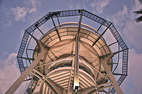 Kolumbija, manizales, edificio, bokštas, torre al cielo, Torre, pastatas, dangus, žemas kampo vaizdas, architektūra, pastatyta struktūra, pobūdį, dieną, debesis - dangus, metalo, nėra žmonių, modelį, laiptinė, spirale, lauke, figūra, pastato išorė, kuro ir energijos gamyba, turėklai, laiptai ir laiptai, spiraliniai laiptai, industrija, 1080P, CC0, Viešasis domenas, nemokamai