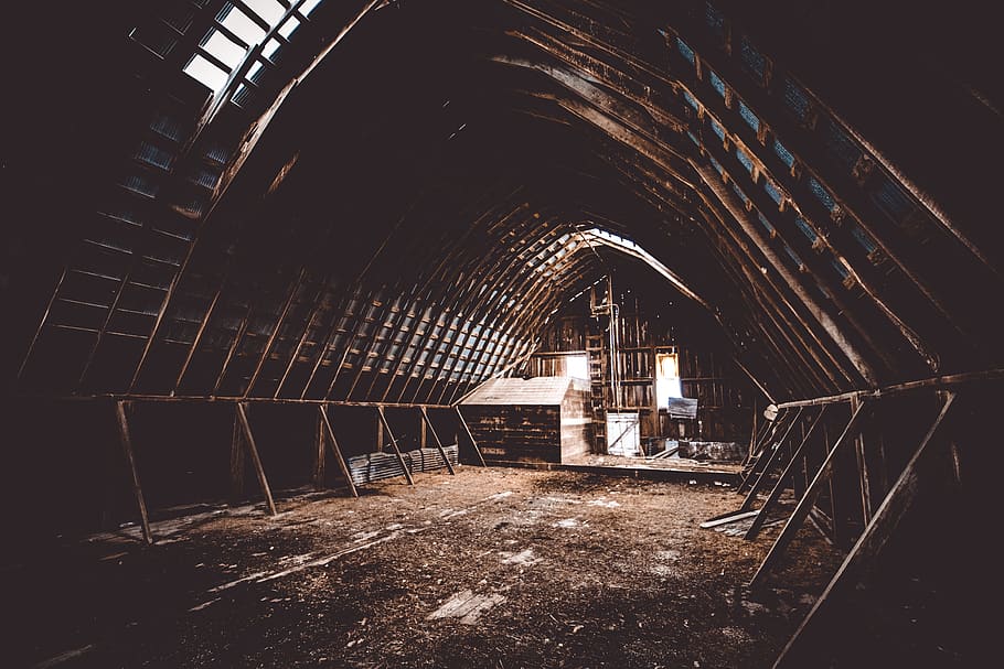 interior del naufragi, edifici, loft, habitatge, àtic, hangar, a l'interior, arquitectura, interior, fusta, buit, magatzem, edifici d'oficines, arc, arquejat, sostre de volta, acer, habitació, sala de ball, passeig marítim, estructura construïda, abandonat, cap gent, aixafar, mal estat, obsoleta, espatllat, vell, declivi, absència, deteriorament, il·luminat, dia, resistent, sostre, arruïnat, 2K