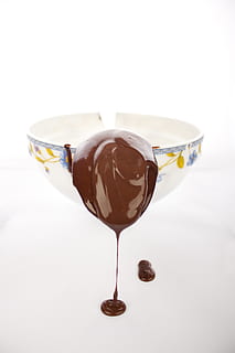 chocolate, advertisting, food and drink, studio shot, white background, indoors, sweet food, indulgence, close-up, food, freshness, drink, refreshment, still life, sweet, no people, dessert, kitchen utensil, eating utensil, unhealthy eating, temptation, glass, red wine, 4K, CC0, public domain, royalty free