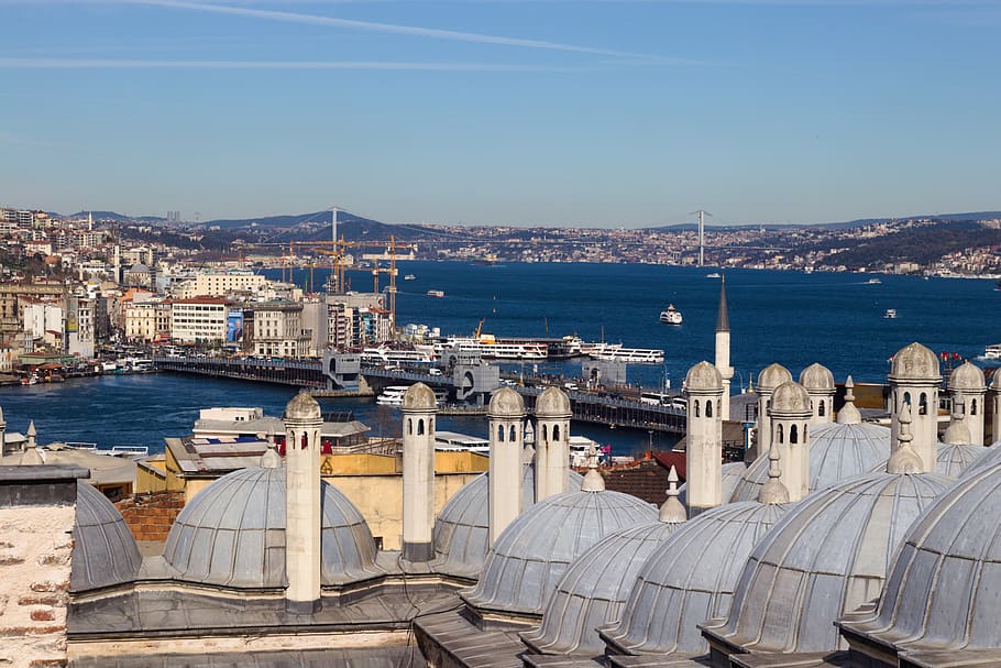 cúpula, eminönü, marí, paisatge, gola, Istanbul, süleymaniye, fatih, endavant, islam, religió, gall dindi, arquitectura, els minarets, estètica, bonic, minaret, viatjar, ciutat, vell, fe, pau, aigua, vaixell nàutic, exterior de l'edifici, transport, mar, manera de transport, estructura construïda, naturalesa, cap gent, dia, veler, amarrat, edifici, destinacions de viatge, cel, vista d’angle alt, port, a l'aire lliure, paisatge urbà, 5K