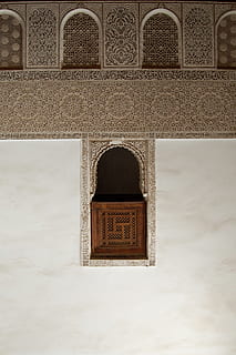 3d, facade, art, old, night, design, dark, black, architecture, built structure, arch, the past, building exterior, history, low angle view, no people, day, travel destinations, building, pattern, craft, wall - building feature, art and craft, carving - craft product, religion, window, outdoors, ornate, architectural column, ceiling, floral pattern, 1080P, CC0, public domain, royalty free