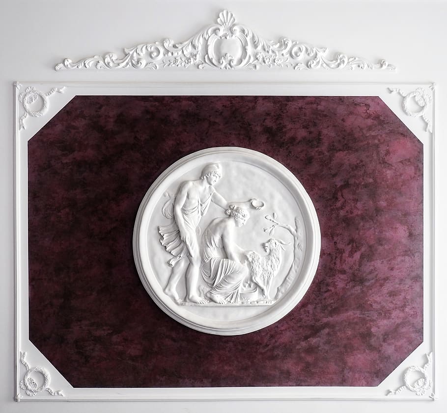 interno, design, interior design, stucco, bianca, colore, Olimpo, in casa, nessuno, avvicinamento, girato in studio, rappresentazione umana, rappresentazione, vista dall'alto, metallo, filtro di post produzione automatico, mestiere, natura morta, arte e artigianato, direttamente sopra, color argento, trasferimento stampa, argento - metallo, ricchezza, ordine, forma, intaglio - prodotto artigianale, spese, lusso, ornato, 4K