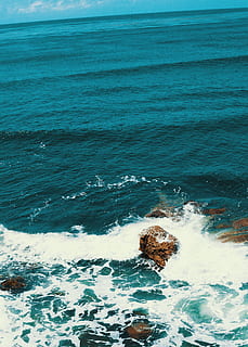 dyb, phil becker, Wellen, bølge, kyst, Küste, meer, blå, vand, california, San Diego, Bugt, ocean, hav, bevægelse, skønhed i naturen, sport, strand, vandsport, surfing, scenics - natur, jord, dag, natur, sprøjt, klippe, havnefronten, udendørs, idyllisk, magt i naturen, breaking, 4K, CC0, offentligt domæne, royaltyfrie