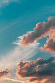 cielo, nube, epico, arancia, alzavola, blu, verde, colore, Alba, tramonto, avventura, contento, pastello, viaggio, Florida, Paradiso, nuvola - cielo, bellezza nella natura, scenics - natura, Inquadratura dal basso, la tranquillità, natura, scena tranquilla, idilliaco, nessuno, sfondi, all'aperto, colore arancione, Cloudscape, ambiente, giorno, cielo drammatico, meteorologia, 2K, CC0, dominio pubblico, privo di copyright