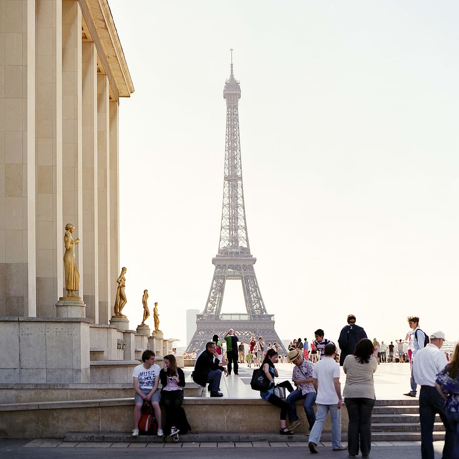 eyfel kulesi, paris, mimari, bir grup insan, kule, gerçek insanlar, yapılı yapı, Kent, seyahat yerleri, kalabalık, KADIN, turizm, büyük bir grup insan, erkekler, Tarihçe, geçmiş, seyahat, yaşam, uzun - yüksek, yetişkin, açık havada, 2K
