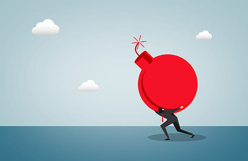 businessman carrying bomb, adversity, aspirations, avoid, avoiding, problems, bomb, business, choices, concepts, people, business person, businessman, challenge, choice, conquering, control, danger, decisions, determination, difficult, expertise, explosive, mines, situation, fear, financial, fog, fuse, group, hazards, ideas, impossible, leadership, managing, minefield, motivation, professional, prudent, risk, risky, journey, path, skil, l standing, success, suit, thinking, three, dimensional, urgent, red, fun, studio shot, emotion, humor, colored background, one person, nature, balloon, bizarre, celebration, copy space, sky, shape, holiday, full length, standing, creativity, valentine's day - holiday, digital composite, contemplation, 2K, CC0, public domain, royalty free