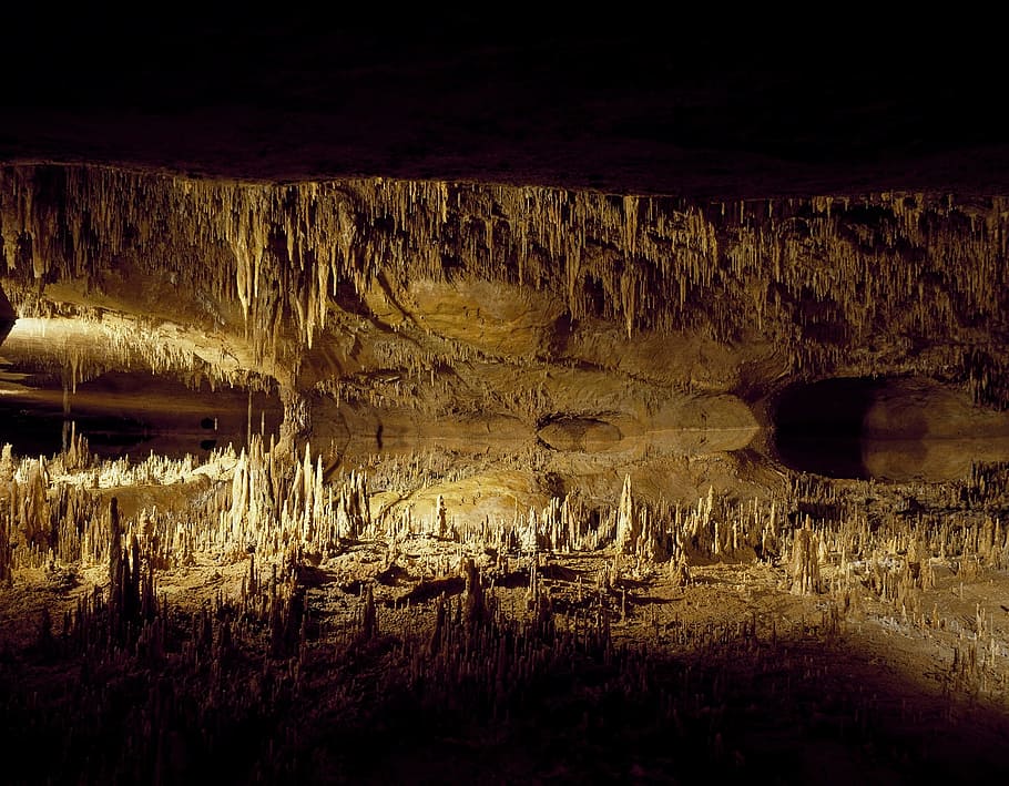 caverna, grotta, natura, paesaggio, sotto, acqua, scenics - natura, bellezza nella natura, nessuno, scena non urbana, roccia - oggetto, la tranquillità, roccia, solido, riflessione, formazione rocciosa, ambiente, geografia fisica, destinazioni di viaggio, scena tranquilla, lago, montagna, buio, eroso, 1080P