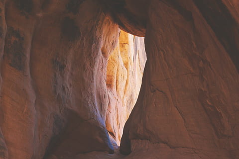 cave entryway, rock formation, rock, geology, physical geography, rock - object, no people, solid, beauty in nature, non-urban scene, scenics - nature, tranquility, cave, nature, travel destinations, day, travel, tranquil scene, tourism, low angle view, eroded, outdoors, arid climate, climate, formation, sandstone, 5K, CC0, public domain, royalty free