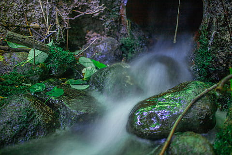 Canadá, goderich, agua, scenics - natureza, floresta, plantar, árvore, natureza, musgo, terra, beleza na natureza, meio Ambiente, cascata, rock - objeto, Exposição longa, Rocha, movimento, ninguém, floresta tropical, sólido, ao ar livre, água corrente, fluindo, córrego - água corrente, 5K, CC0, domínio público, royalty free