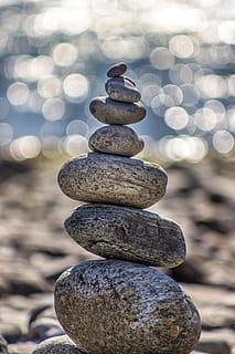 stones, pebbles, round, stack, zen stones, zen, stone background, natural, material, coast, beach, shape, balance, relaxation, peace, harmony, peaceful, heap, simplicity, symbol, spirituality, stone - object, solid, rock, pebble, zen-like, stone, rock - object, nature, focus on foreground, no people, land, close-up, tranquility, sunlight, day, outdoors, stability, 5K, CC0, public domain, royalty free