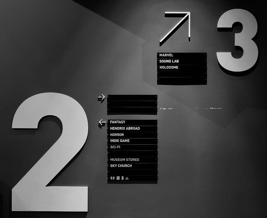 gris, 2, 3 text, comunicació, text, guió occidental, signe, a l'interior, nombre, informació, signe d'informació, cap gent, funció de construcció de parets, primer pla, orientació, tecnologia, script no occidental, il·luminat, guió, lletra majúscula, cultura i entreteniment artístic, Color blanc, control, 4K