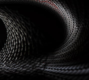 textura, patró, malla, llum, ombra, fosc, contrast, resum, negre, fons de pantalla, composició, construcció, material, fons, color negre, quadrícula, corba, tecnologia, teló de fons, futurista, primer pla, cercle, macro, ratlles, metall, moire, patró d'ones, blanc i negre, hipnotitzador, 5K, CC0, domini públic, lliure de regalies