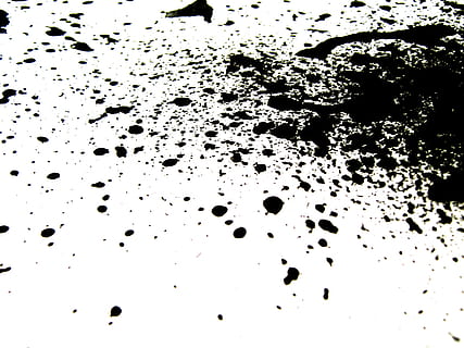 splatter, splattered, paint, , spray, background, white, blob, ink, dirt, splashing, splash, isolated, dirty, messy, liquid, spatter, stain, graphic, drip, element, black, creative, illustration, drop, backdrop, texture, grungy, design, blot, mess, inkblot, art, artistic, splat, grunge, spot, no people, indoors, water, high angle view, white background, studio shot, abstract, full frame, white color, nature, close-up, backgrounds, still life, pattern, chaos, 2K, CC0, public domain, royalty free
