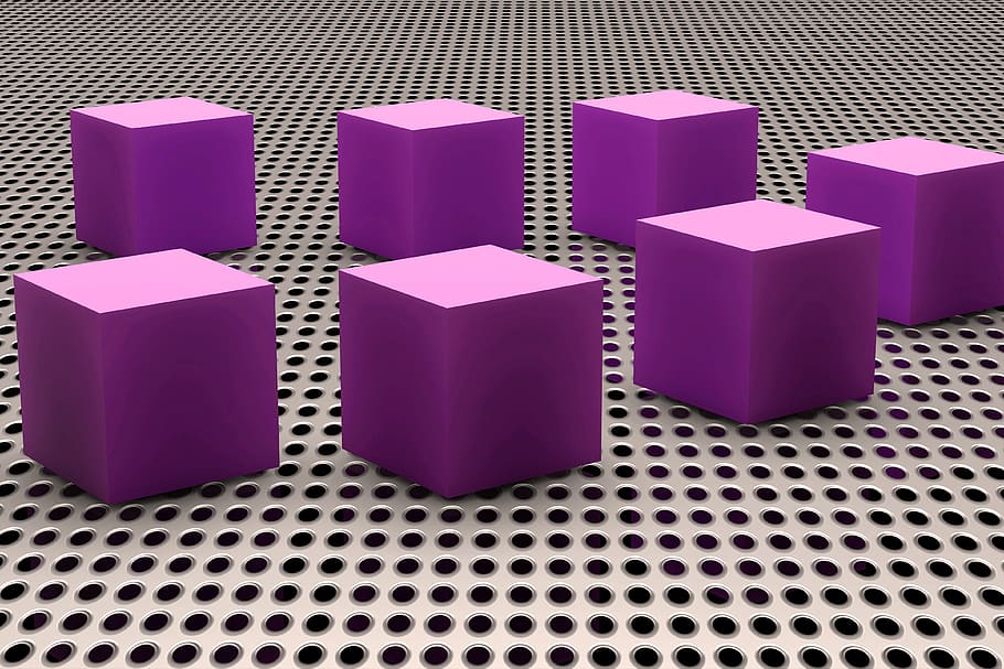 Caixa, fons, quadrat, patró, forma, geomètric, porpra, color rosa, blau, disseny, forma geomètrica, cap gent, primer pla, a l'interior, tir de l'estudi, marc complet, paper, textura, grup d'objectes, contenidor, resum, tridimensional, 4K