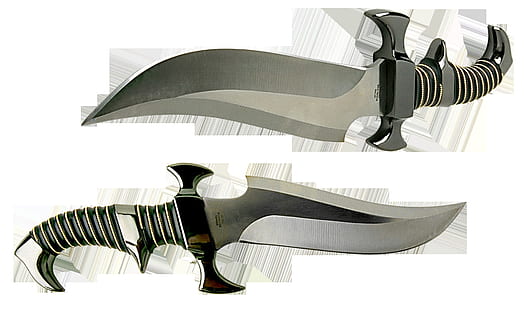 acuto, pugnali, coltello, oggetto, taglio, metallo, mortale, arma, nessuno, in casa, moda, sfondo bianco, attività commerciale, eleganza, attrezzature domestiche, scelta, capi di abbigliamento, vestito formale, Colore bianco, girato in studio, variazione, avvicinamento, ritagliare, ricchezza, lusso, tavolo, natura morta, 1080P, CC0, dominio pubblico, privo di copyright