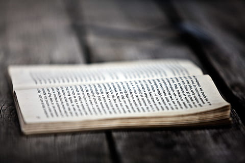 opened, book, wooden, board, blur, book series, data, document, education, facts, page, scripture, vintage, wood, selective focus, text, no people, close-up, high angle view, communication, table, technology, western script, still life, publication, religion, indoors, wood - material, spirituality, single object, paper, belief, 5K, CC0, public domain, royalty free