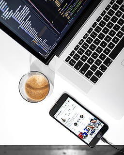 macbook, pro, space, gray, iphone 6, white, wooden, table, notebook, programming, coffee, office, mobile, developer, css, development, clean, code, coding, apple, minimal, work, phone, laptop, iphone, tech, computer, technology, computer Monitor, internet, business, mobility, pC, computer Keyboard, data, wireless Technology, apple Computers, digital Tablet, no People, coffee - Drink, liquid-Crystal Display, equipment, desk, touch Screen, apple Macintosh, communication, information Medium, visual Screen, finance, editorial, smart Phone, close-up, modern, 4K, CC0, public domain, royalty free