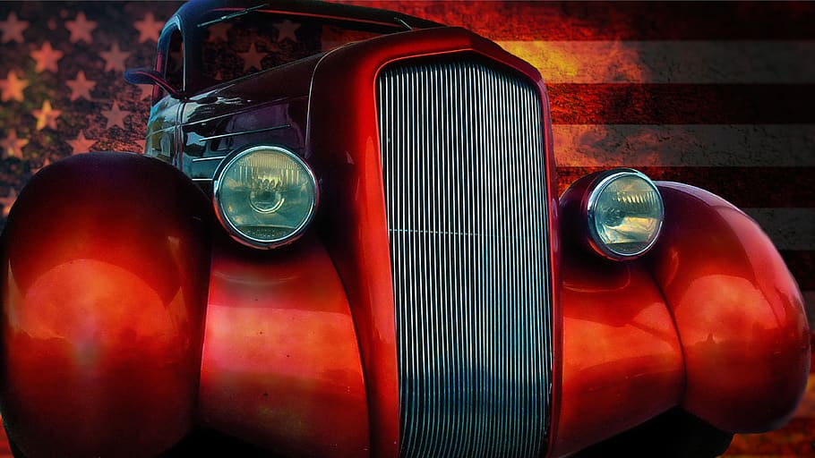 auto, vecchi tempi, noi-car, classico, storicamente, americano, vecchio, restaurato, rosso, avvicinamento, musica, veicolo terrestre, faro, mezzi di trasporto, in casa, cultura artistica e intrattenimento, in stile retrò, modo di trasporto, strumento musicale, nessuno, attrezzatura musicale, veicolo a motore, girato in studio, tecnologia, natura morta, 4K