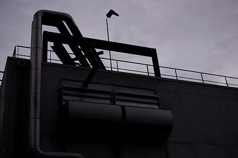 fabrik, hvede, kamera, nikon, metal, farver, himmel, jernalder, fotografering, billede, bygget struktur, arkitektur, lav vinkel visning, natur, sky - himmel, bygning udvendig, rækværk, dag, trappe, udendørs, ingen mennesker, silhuet, bro, skumring, trapper og trapper, industri, by, forbindelse, 5K, CC0, offentligt domæne, royaltyfrie