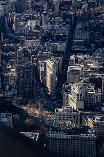 aereo, paesaggio, natura, all'aperto, scenario, vista aerea, città, ferro da stiro, sole, raggi, strade, appartamenti, paesaggio urbano, mattina, guida, traffico, New York, edifici, urbano, costruzione, esterno dell'edificio, architettura, struttura costruita, edificio per uffici esterno, quartiere residenziale, grattacielo, folla, vista dall'alto, affollato, Torre, vita di città, alto - alto, giorno, ufficio, moderno, distretto finanziario, 4K, CC0, dominio pubblico, privo di copyright