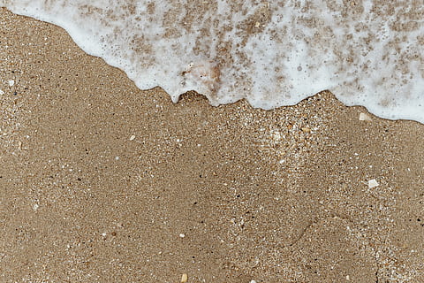 teló de fons, fons, platja, en blanc, bombolles, Costa, color, còpia espai, copyspace, decoració, disseny, espai de disseny, efecte, element, escuma, interior, material, oceà, patró, estampat, sorra, sorrenca, terra, mar, aigua, esport aquàtic, cap gent, vista d’angle alt, onada, naturalesa, bellesa a la natura, dia, a l'aire lliure, esport, moviment, textura, marró, tranquil·litat, 2K, CC0, domini públic, lliure de regalies