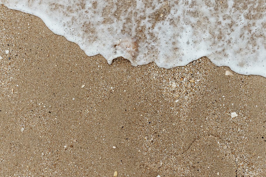 teló de fons, fons, platja, en blanc, bombolles, Costa, color, còpia espai, copyspace, decoració, disseny, espai de disseny, efecte, element, escuma, interior, material, oceà, patró, estampat, sorra, sorrenca, terra, mar, aigua, esport aquàtic, cap gent, vista d’angle alt, onada, naturalesa, bellesa a la natura, dia, a l'aire lliure, esport, moviment, textura, marró, tranquil·litat, 2K