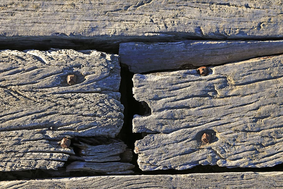 taulons, gastat, textura, fusta, resistent, buits, fosc, resum, claus oxidats, ombres, vell, fons, marc complet, dia, cap gent, llum solar, naturalesa, patró, material de fusta, a l'aire lliure, aspre, rock, sòlid, rock - object, formació de roca, primer pla, terra, geologia, geografia física, vista d’angle alt, 5K