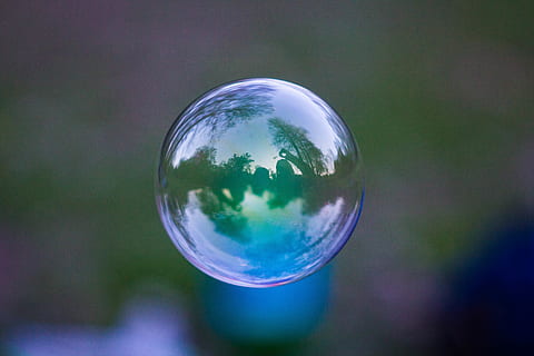 soap bubbles, soap, bubble, park, nature, trees, picnic, sphere, reflection, glass - material, transparent, single object, close-up, no people, focus on foreground, outdoors, plant, geometric shape, fragility, shape, day, vulnerability, mid-air, environment, tree, 5K, CC0, public domain, royalty free