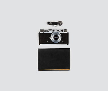black camera, electronics, digital camera, 1940s, 1930s, fed, leica, pad, note, rangefinder, book, camera, video camera, webcam, camera lens, stereo, hardware, hub, projector, screen, display, technology, camera - photographic equipment, studio shot, photography themes, indoors, cut out, copy space, retro styled, no people, white background, single object, equipment, close-up, photographic equipment, black color, still life, analog, music, directly above, 4K, CC0, public domain, royalty free