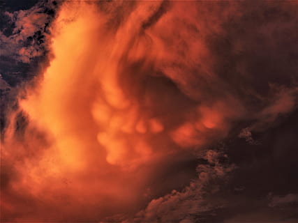 orange cloudy sky, clouds, dark, dawn, daylight, HD wallpaper, meteorology, scenic, sky, sunset, weather, cloud - sky, beauty in nature, cloudscape, dramatic sky, no people, red, nature, space, scenics - nature, environment, orange color, backgrounds, storm, night, low angle view, tranquility, overcast, abstract, abstract backgrounds, ominous, power in nature, 4K, CC0, public domain, royalty free