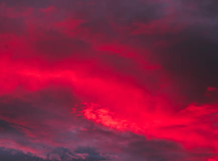 rød, skyer, solnedgang, uklarhed, cloudscape, farve, dramatisk, himmel, skyscape, sky - himmel, skønhed i naturen, dramatisk himmel, lyserød farve, ingen mennesker, natur, scenics - natur, baggrunde, ro, nat, lav vinkel visning, abstrakt, idyllisk, udendørs, storm, abstrakte baggrunde, lilla, magt i naturen, 5K, CC0, offentligt domæne, royaltyfrie