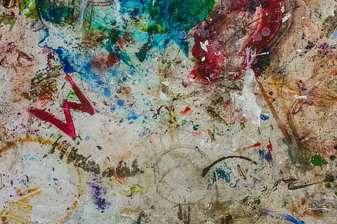 desktop, kunst, abstrakt, mønster, farve, papir, væg, årgang, kunstnerisk, snavset, stof, dekoration, retro, plet, antik, multi farvet, baggrunde, fuld ramme, Kunst og håndværk, murbygningsfunktion, ingen mennesker, kreativitet, maling, bygget struktur, arkitektur, håndværk, rodet, tekstureret, forvitret, tæt på, farves, graffiti, gammel, kunst og håndværk udstyr, beton, 5K, CC0, offentligt domæne, royaltyfrie