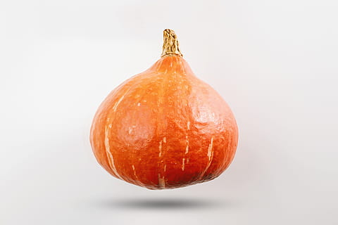 pumpkin, white, background, food, studio shot, food and drink, single object, indoors, freshness, cut out, healthy eating, wellbeing, vegetable, close-up, no people, fruit, red, orange color, shiny, nature, organic, celebration, ripe, luxury, 4K, CC0, public domain, royalty free
