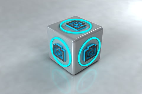 3D Modellierung, Kamera, Illustration, Blau, keine Leute, Nahansicht, High Angle View, gestalten, drinnen, Stillleben, Design, Geometrische Figur, Kommunikation, Kreis, einzelnes Objekt, Studioaufnahme, Zeichen, grüne Farbe, Getränk, Essen und Trinken, Tasse, Pfeilsymbol, Fokus auf den Vordergrund, 1080P, CC0, gemeinfrei, lizenzfrei
