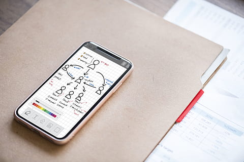 zwart, smartphone, bruin, envelop, mobiele telefoon, detailopname, gegevens, apparaat, elektronisch, map, binnenshuis, innovatie, mobiel, niemand, voorwerp, telefoon, technologie, touch screen, draadloze, papier, communicatie, draagbaar informatie-apparaat, slimme telefoon, Draadloze technologie, geen mensen, tafel, verbinding, hoge hoekmening, pen, bedrijf, stilleven, tekst, dag, draagbaarheid, papierwerk, 4K, CC0, publiek domein, royaltyvrij