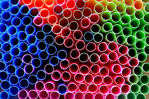 straw, patterns, colors, colours, still, shapes, circles, texture, full frame, backgrounds, multi colored, no people, large group of objects, pattern, repetition, close-up, arrangement, shape, indoors, design, abundance, still life, plastic, side by side, stack, day, in a row, drinking straw, 2K, CC0, public domain, royalty free