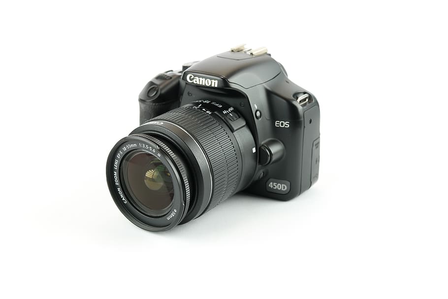 càmera digital, cànon, eos, lent, càmera slr, dslr, temes de fotografia, càmera - equip fotogràfic, equip fotogràfic, tecnologia, lent - instrument òptic, càmera, tir de l'estudi, fons blanc, primer pla, a l'interior, lent - ull, tallar, estil retro, modern, natura morta, cap gent, còpia espai, sol objecte, 5K