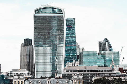 building, structure, sky, infrastructure, window, establishment, hotel, city, urban, architecture, art, glass, roof, statue, trees, crane, building exterior, built structure, office building exterior, modern, skyscraper, day, tall - high, office, travel, cityscape, nature, travel destinations, no people, glass - material, outdoors, financial district, luxury, 4K, CC0, public domain, royalty free