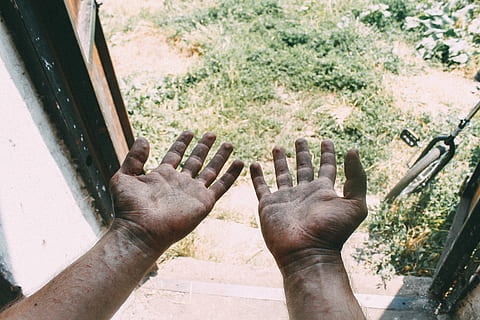 blacksmith, forge, fire, coals, unicycle, work, hardwork, hands, fingers, palms, eduard militaru, camp, workshop, tibanesti, iasi, romania, human hand, hand, human body part, day, body part, real people, one person, human finger, finger, outdoors, tree, nature, plant, high angle view, personal perspective, unrecognizable person, focus on foreground, close-up, lifestyles, human foot, human limb, 4K, CC0, public domain, royalty free
