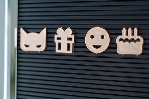 blue roller shutter, communication, text, no people, western script, representation, creativity, built structure, day, art and craft, architecture, building exterior, sign, close-up, capital letter, shutter, outdoors, pattern, emotion, human representation, anthropomorphic face, 2K, CC0, public domain, royalty free