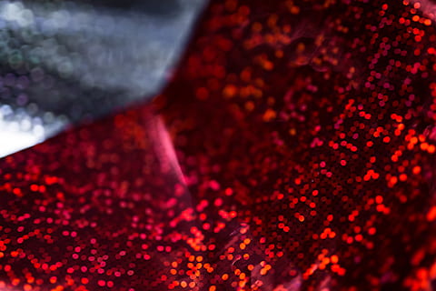 red, holographic paper backgrounds, abstract, texture, paper, christmas, xmas, bokeh, holographic, backgrounds, no people, motion, pattern, studio shot, close-up, science, indoors, technology, creativity, defocused, abundance, black background, selective focus, beauty in nature, illuminated, full frame, night, complexity, softness, nightlife, purple, 5K, CC0, public domain, royalty free